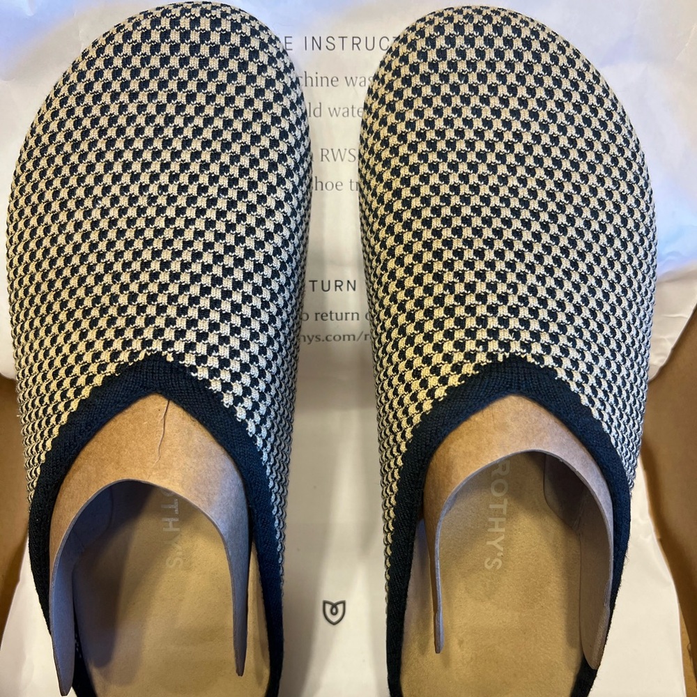 BRAND NEW IN BOX. Authentic Rothy’s clogs in size 11. The color is Toffee.